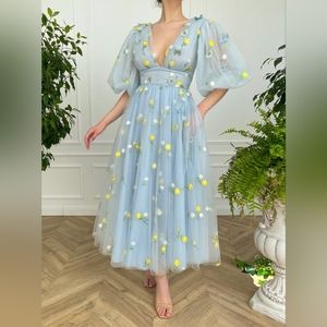 Teuta Matoshi Garden In The Sky Dress